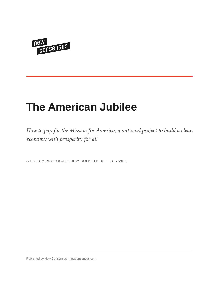 The American Jubilee cover