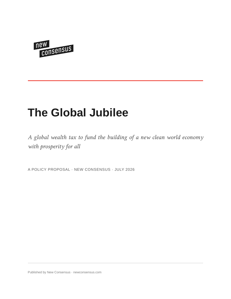 The Global Jubilee cover