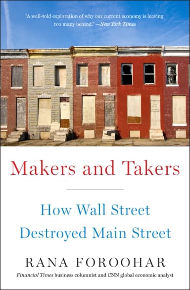 Makers and Takers book cover